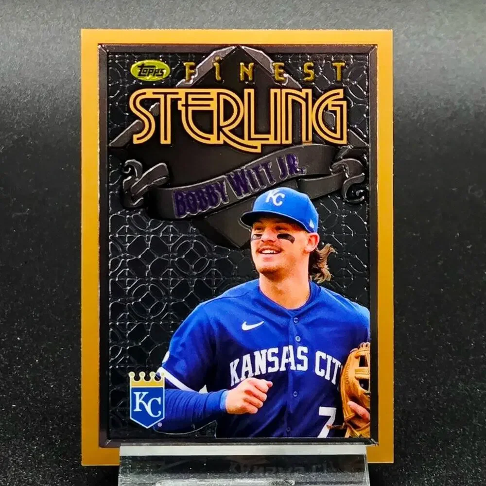 Bobby Witt Jr. Bowman Chrome Mojo Finest Sterling Kansas City Royals Star